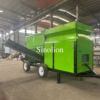 MTS1230 Чжэнчжоу Sinolion Мобильные поверхностные грунтовые барабанные экраны портативные песочные экраны розничная торговля