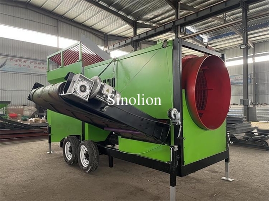 MTS1230 Чжэнчжоу Sinolion Мобильные поверхностные грунтовые барабанные экраны портативные песочные экраны розничная торговля
