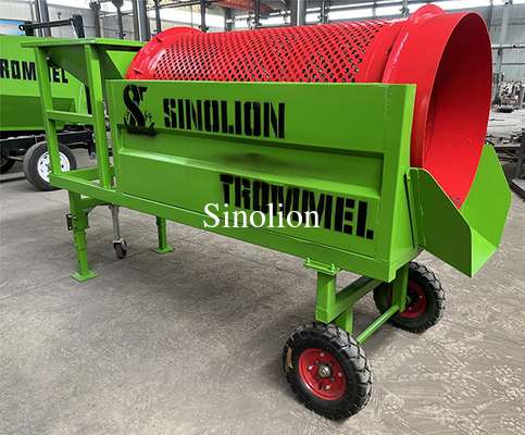 650 кг Мобильный портативный экран Econo Topsoil Screener и продажа с напряжением 220v / 380v / 415v
