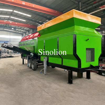 MSW Trommel Screen Прочный многоцелевой и эффективный 9400*2200*2900MM Низкий уровень шума