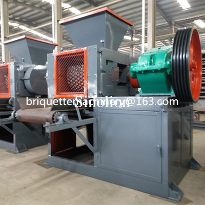 Oval shaped briquettes double roller press briquette making machine Овальная форма брикетов двойная роликовая пресс брикета изготавливающая машина
