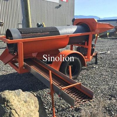 30tph Placer Gold Trommel Screen Equipment для заводов по переработке горнодобывающей продукции